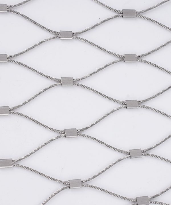 Stainless steel ferrule rope mesh