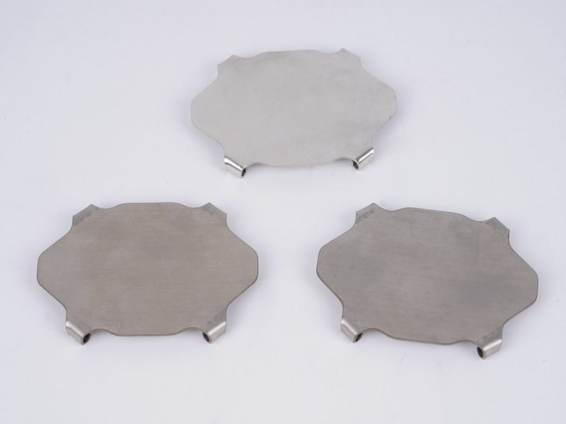 3 stainless steel plates for stainless steel rope mesh