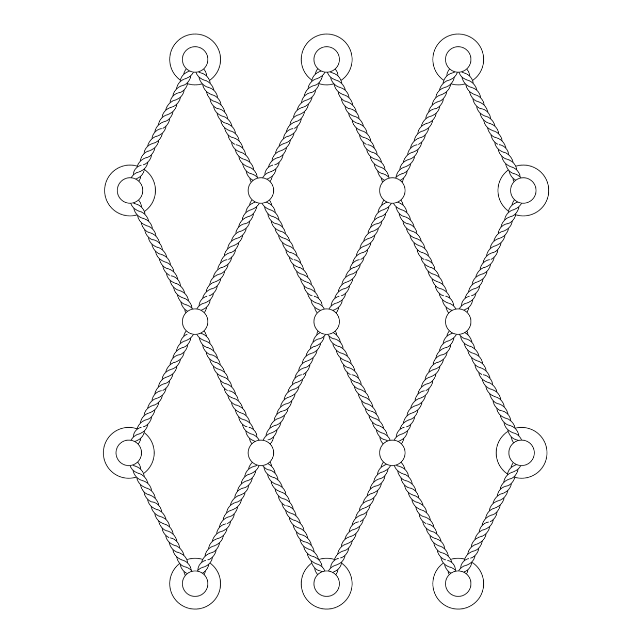 Wire rope with adjustable cross rope clamps and spacer